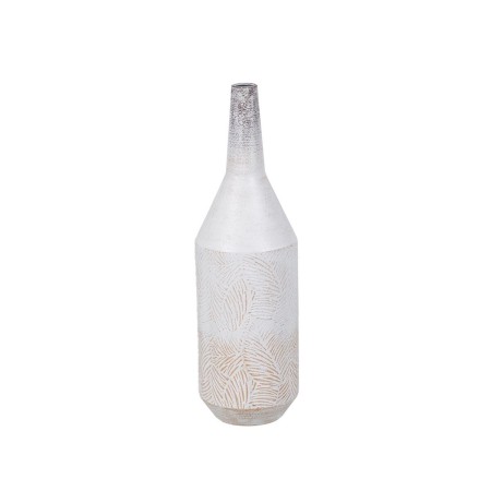 Vase Blanc Fer 15 x 15 x 50,5 cm | Tienda24 - Global Online Shop Tienda24.eu