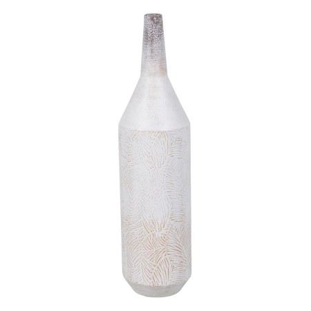 Vase Blanc Fer 15 x 15 x 60,5 cm | Tienda24 - Global Online Shop Tienda24.eu