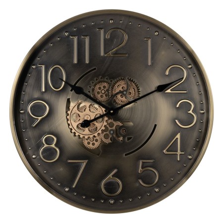 Reloj de Pared Dorado Hierro 60 x 8 x 60 cm | Tienda24 - Global Online Shop Tienda24.eu