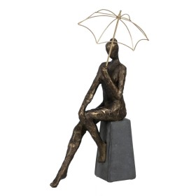 Figura Decorativa Cobre Mulher 25 x 17,5 x 44 cm de BigBuy Home, Adornos - Ref: S8805207, Preço: 62,10 €, Desconto: %