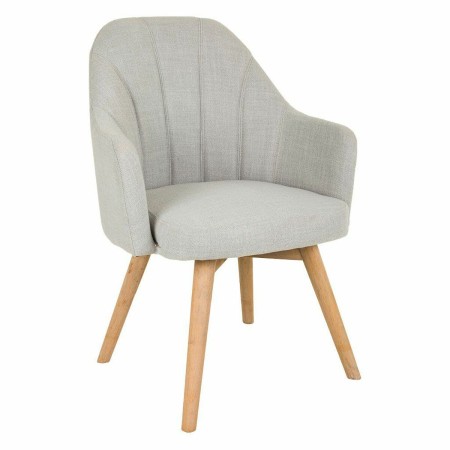 Dining Chair Alexandra House Living Grey 100 % polyester 45 x 90 x 55 cm | Tienda24 - Global Online Shop Tienda24.eu