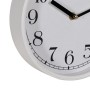 Wall Clock White Wood Crystal 22 x 22 x 4,5 cm | Tienda24 - Global Online Shop Tienda24.eu