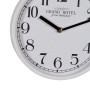 Wall Clock White Wood Crystal 22 x 22 x 4,5 cm | Tienda24 - Global Online Shop Tienda24.eu