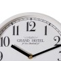 Wall Clock White Wood Crystal 22 x 22 x 4,5 cm | Tienda24 - Global Online Shop Tienda24.eu