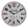 Wanduhr Weiß Holz Kristall 40 x 40 x 4,5 cm | Tienda24 - Global Online Shop Tienda24.eu