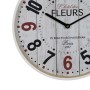 Wanduhr Weiß Holz Kristall 40 x 40 x 4,5 cm | Tienda24 - Global Online Shop Tienda24.eu