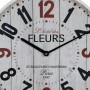 Wanduhr Weiß Holz Kristall 40 x 40 x 4,5 cm | Tienda24 - Global Online Shop Tienda24.eu