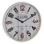 Wanduhr Weiß Holz Kristall 40 x 40 x 4,5 cm | Tienda24 - Global Online Shop Tienda24.eu