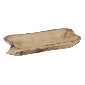 Tray Natural Wood 46 x 24 x 5 cm by BigBuy Home, Plates and dishes - Ref: S8805265, Price: 19,18 €, Discount: %