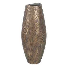 Kaufe Vase grün Gold Polyesterharz 22 x 22 x 54 cm