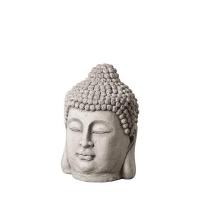 Sculpture Grey Clay Fibre 45,5 x 45,5 x 64 cm Buddha by BigBuy Home, Sculptures - Ref: S8805304, Price: 97,53 €, Discount: %