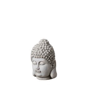 Scultura Grigio Argilla Fibra 26,5 x 26,5 x 41 cm Buddha di BigBuy Home, Sculture - Rif: S8805305, Prezzo: 45,15 €, Sconto: %