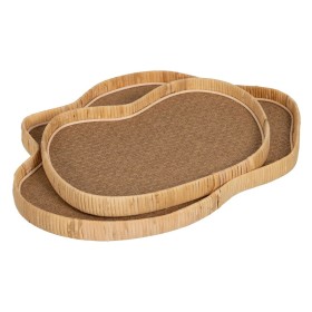 Tray Natural 46,5 x 34 x 3,5 cm (2 Units) by BigBuy Home, Plates and dishes - Ref: S8805308, Price: 38,42 €, Discount: %