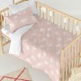 Parure de couette HappyFriday Basic Kids Rose Lit de bébé 2 Pièces | Tienda24 Tienda24.eu