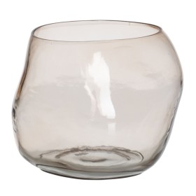 Vase Taupe Crystal 18 x 18 x 14,5 cm by BigBuy Home, Vases - Ref: S8805343, Price: 16,14 €, Discount: %