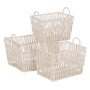 Juego de Cestos Blanco Cuerda 45 x 35 x 36 cm (3 Piezas) | Tienda24 - Global Online Shop Tienda24.eu