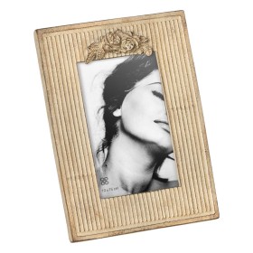 Cadre photo Beige Polyrésine 17,2 x 2,5 x 22,2 cm de BigBuy Home, Cadres muraux et de table - Réf : S8805370, Prix : 12,43 €,...