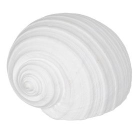 Figurine Décorative Blanc Conque 15 x 11 x 9 cm de BigBuy Home, Objets de décoration - Réf : S8805379, Prix : 9,29 €, Remise : %