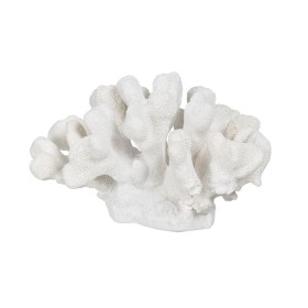 Figura Decorativa Branco Coral 19 x 14 x 11 cm de BigBuy Home, Adornos - Ref: S8805382, Preço: 18,86 €, Desconto: %