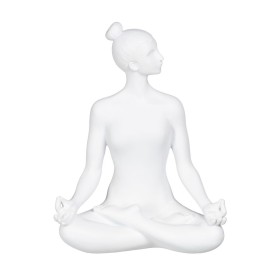 Figura Decorativa Blanco 17,5 x 11 x 23,5 cm de BigBuy Home, Adornos - Ref: S8805386, Precio: 22,86 €, Descuento: %