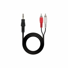 Cable Audio Jack a RCA NANOCABLE 10.24.0303 3 M Negro