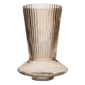 Vase Brown Crystal 15 x 15 x 24,5 cm by BigBuy Home, Vases - Ref: S8805395, Price: 19,15 €, Discount: %