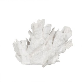 Figura Decorativa Blanco Coral 29 x 20 x 21 cm de BigBuy Home, Adornos - Ref: S8805420, Precio: 29,84 €, Descuento: %