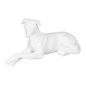 Figurine Décorative Blanc Chien 18 x 12,5 x 37 cm de BigBuy Home, Objets de décoration - Réf : S8805425, Prix : 32,37 €, Remi...