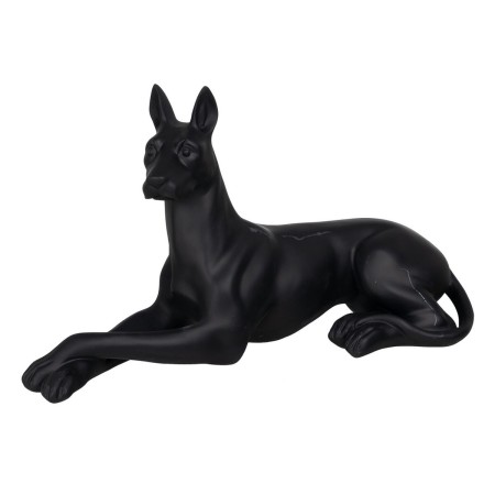 Figurine Décorative Noir Chien 37,5 x 13,5 x 22 cm | Tienda24 - Global Online Shop Tienda24.eu