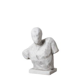 Scultura Grigio Argilla Fibra 45,5 x 45,5 x 64 cm Buddha | Tienda24 - Global Online Shop Tienda24.eu