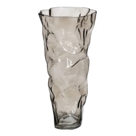 Jarrón Gris Cristal 19 x 17 x 38,5 cm de BigBuy Home, Jarrones - Ref: S8805434, Precio: 32,54 €, Descuento: %