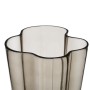 Vaso Cinzento Cristal 15,5 x 15 x 25 cm | Tienda24 - Global Online Shop Tienda24.eu