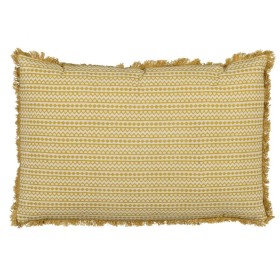 Kissen EDÉN Weiß Beige Gedruckt Samt 45 x 8 x 45 cm | Tienda24 - Global Online Shop Tienda24.eu