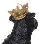 Decorative Figure Black Golden Dog 15,5 x 18,4 x 25,5 cm | Tienda24 - Global Online Shop Tienda24.eu