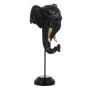 Decorative Figure Black Golden Elephant 20,5 x 14,3 x 35,5 cm | Tienda24 - Global Online Shop Tienda24.eu