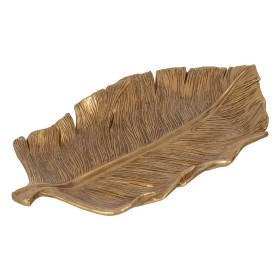 Figura Decorativa Dorado Hoja 28,9 x 15,8 x 2,6 cm de BigBuy Home, Adornos - Ref: S8805467, Precio: 11,46 €, Descuento: %