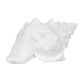 Figurine Décorative Blanc Conque 21 x 14 x 12 cm de BigBuy Home, Objets de décoration - Réf : S8805469, Prix : 13,43 €, Remis...