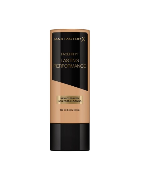 Base de Maquilhagem Cremosa Max Factor Lasting Performance Nº 107 | Tienda24 Tienda24.eu