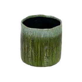 Cache-pot Vert Céramique Ø 23 cm 23 x 23 x 23 cm de BigBuy Garden, Cache-pots - Réf : S8805508, Prix : 26,66 €, Remise : %