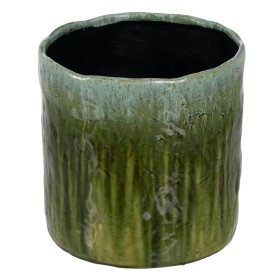 Planter Green Ceramic 31 x 31 x 31 cm by BigBuy Garden, Cachepots - Ref: S8805509, Price: 39,18 €, Discount: %