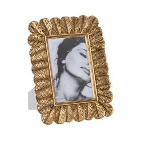 Photo frame Golden Polyresin Sheets 18,5 x 1,8 x 23,5 cm by BigBuy Home, Table and wall frames - Ref: S8805521, Price: 11,75 ...