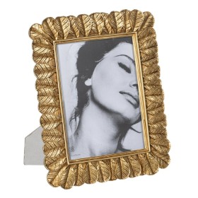 Photo frame Golden Polyresin Sheets 23,4 x 2 x 28,2 cm by BigBuy Home, Table and wall frames - Ref: S8805523, Price: 17,06 €,...