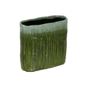 Vase Home ESPRIT Vert Grès Tropical 25 x 25 x 30 cm | Tienda24 - Global Online Shop Tienda24.eu