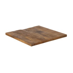 Table top Squared Beige Mango wood 60 x 60 x 3 cm by BigBuy Home, Tables - Ref: S8805551, Price: 65,34 €, Discount: %