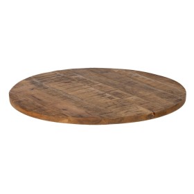 Tabletop Beige Mango wood 80 x 80 x 3 cm Circular Occasional by BigBuy Home, Tables - Ref: S8805556, Price: 110,01 €, Discoun...