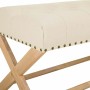 Banquette Alexandra House Living Crème Caoutchouc Bois 46 x 45 x 130 cm de Alexandra House Living, Chaises - Réf : D1631261, ...