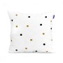 Housse de coussin HappyFriday Blanc Golden dots Multicouleur 2 Pièces | Tienda24 Tienda24.eu