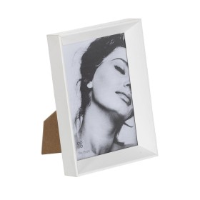 Cadre photo Blanc Bois Verre 12 x 2,5 x 17 cm de BigBuy Home, Cadres muraux et de table - Réf : S8805603, Prix : 8,91 €, Remi...