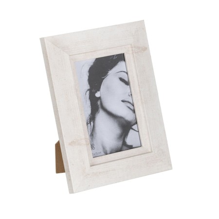 Photo frame Cream Wood Crystal 16,5 x 1,5 x 21,5 cm | Tienda24 - Global Online Shop Tienda24.eu