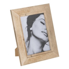 Fotorahmen Home ESPRIT Weiß natürlich Kristall Mango-Holz Blume Indianer 21 x 2 x 26,5 cm | Tienda24 - Global Online Shop Tienda24.eu